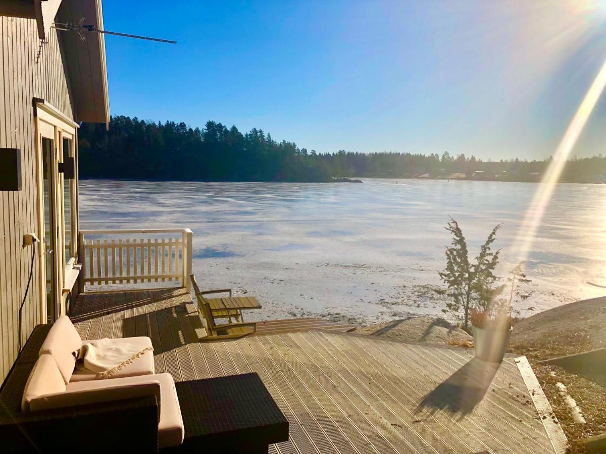Lyseren Waterfront Cabin Omberg Luaran gambar